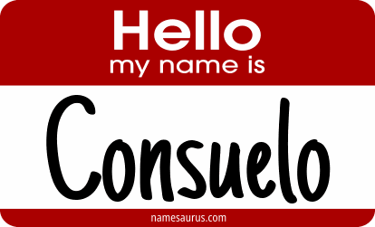 Hello my name is Consuelo png download