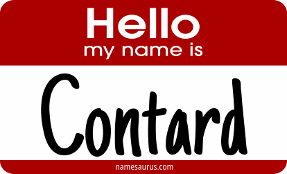 Hello my name is Contard png download