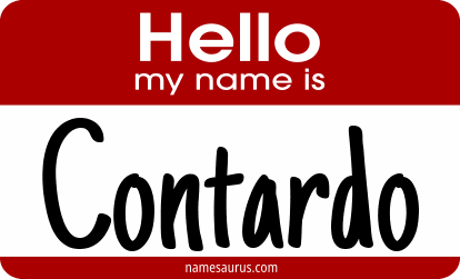 Hello my name is Contardo png download