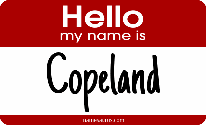 Hello my name is Copeland png download
