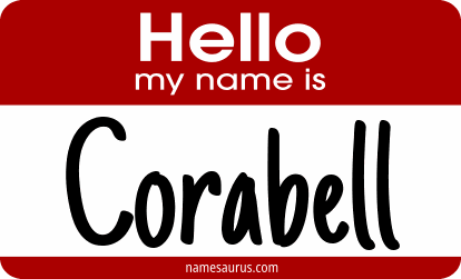 Hello my name is Corabell png download