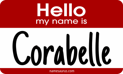 Hello my name is Corabelle png download