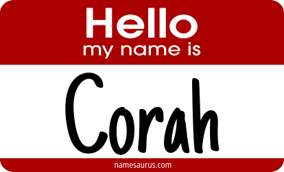Hello my name is Corah png download