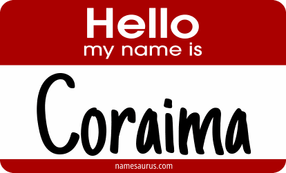 Hello my name is Coraima png download