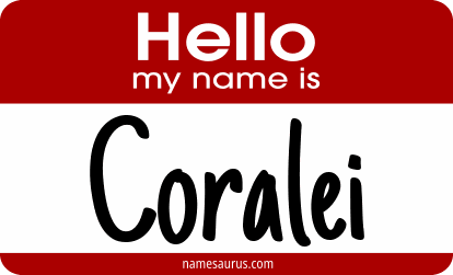 Hello my name is Coralei png download