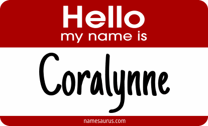 Hello my name is Coralynne png download