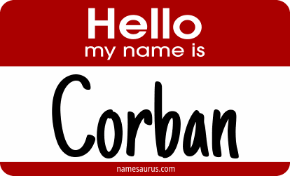 Hello my name is Corban png download