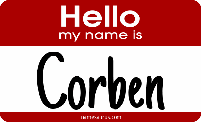 Hello my name is Corben png download