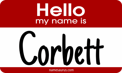 Hello my name is Corbett png download