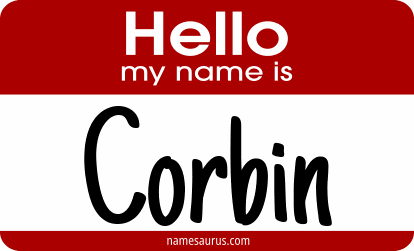 Hello my name is Corbin png download