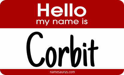 Hello my name is Corbit png download
