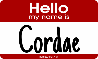 Hello my name is Cordae png download