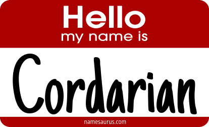 Hello my name is Cordarian png download