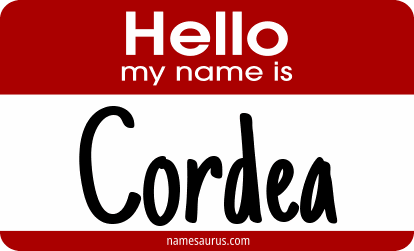 Hello my name is Cordea png download