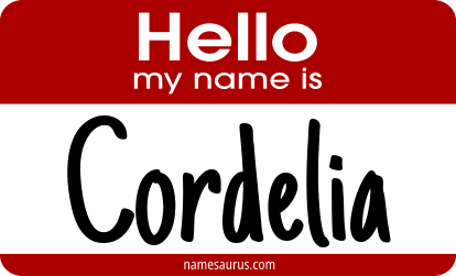 Hello my name is Cordelia png download