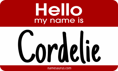 Hello my name is Cordelie png download