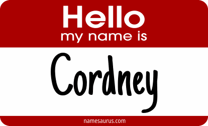 Hello my name is Cordney png download