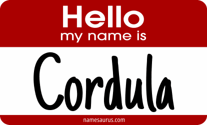 Hello my name is Cordula png download