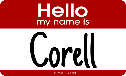 Hello my name is Corell png download