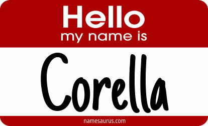 Hello my name is Corella png download