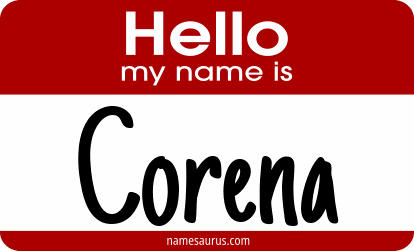 Hello my name is Corena png download