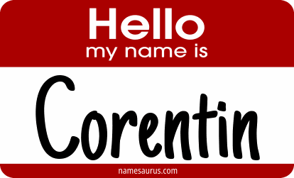 Hello my name is Corentin png download