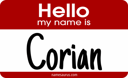 Hello my name is Corian png download