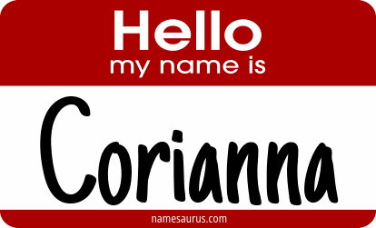 Hello my name is Corianna png download