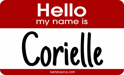 Hello my name is Corielle png download