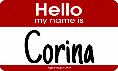 Hello my name is Corina png download