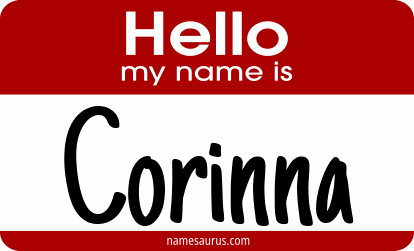 Hello my name is Corinna png download