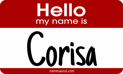 Hello my name is Corisa png download