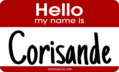 Hello my name is Corisande png download