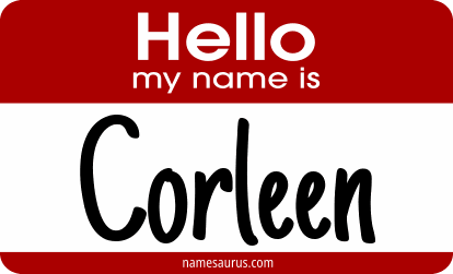 Hello my name is Corleen png download