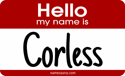 Hello my name is Corless png download