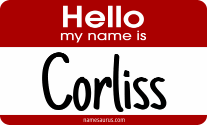Hello my name is Corliss png download