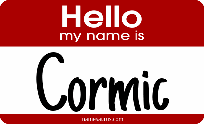 Hello my name is Cormic png download