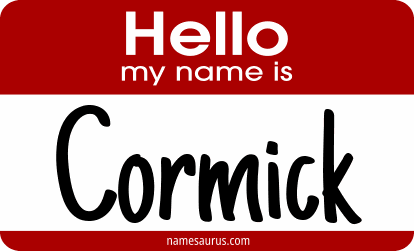 Hello my name is Cormick png download