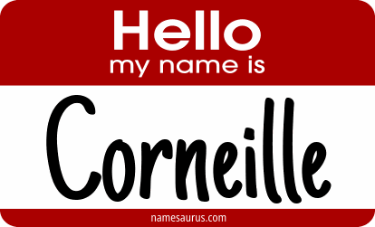 Hello my name is Corneille png download