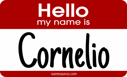 Hello my name is Cornelio png download
