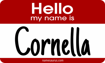 Hello my name is Cornella png download