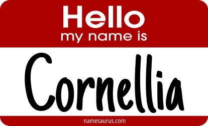Hello my name is Cornellia png download