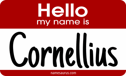 Hello my name is Cornellius png download