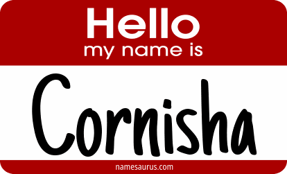 Hello my name is Cornisha png download