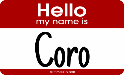 Hello my name is Coro png download