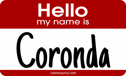 Hello my name is Coronda png download