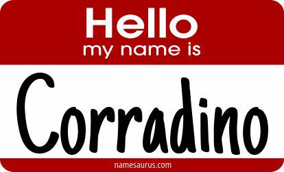 Hello my name is Corradino png download