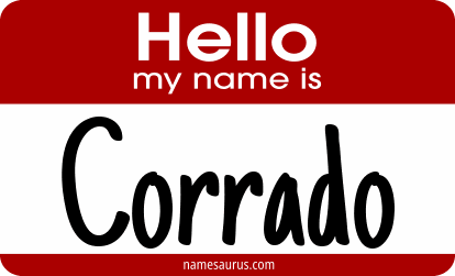 Hello my name is Corrado png download