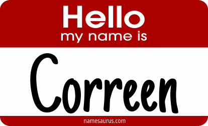 Hello my name is Correen png download