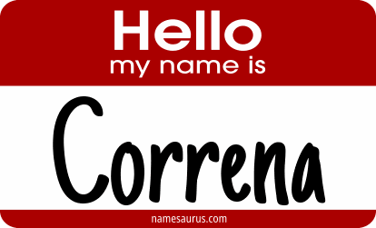 Hello my name is Correna png download